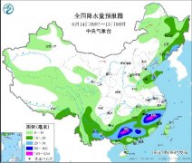 江南华南等地有持续性较强降雨 河南安徽等地有高温