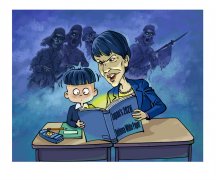 认知工作室 | 漫评日本炒作“周边威胁”：“童话？童化！”